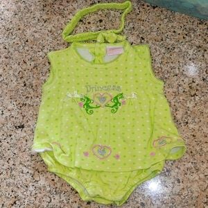 mon petit onsie dress 6/9 months